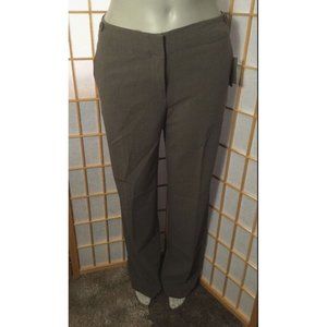 Liz Claiborne Sloane Stretch Stright Leg Gray Dress Pants Women Sz 6 $79.00 Tag